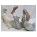 Lladro Clown with Beach Ball Retired Figurine 4618