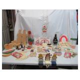 Lot of various woodworking crafting items