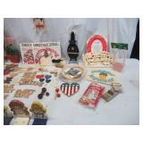 Lot of various woodworking crafting items