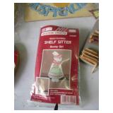 Lot of various woodworking crafting items