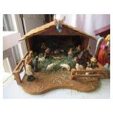 Lot of various Nativity Sets with figures. Mary Jesus Joseph Olive Tree Animals