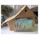 Lot of various Nativity Sets with figures. Mary Jesus Joseph Olive Tree Animals