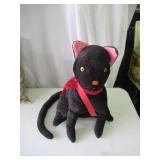 Lot of Vintage Handmade Cat Pillows & Plush Toys with Homemade Fabric Patchwork Crafts