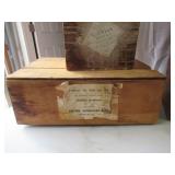 Lot of 5 Vintage Primitive Wood Boxes