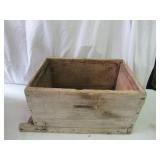 Lot of Various Vintage Primitive Wood Boxes & 1 Bushel Basket