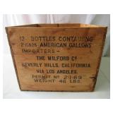 Vintage Primitive Liquor Crate from Scotland