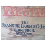 Vintage Primitive Liquor Crate from Scotland