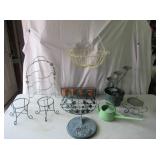 Lot of Various Garden Planters & Garden Decor