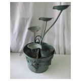 Lot of Various Garden Planters & Garden Decor