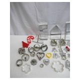 Lot of Vintage Cookie Cutters