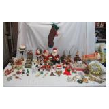 Lot of Vintage Christmas Decor & Santa Collection