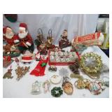 Lot of Vintage Christmas Decor & Santa Collection