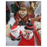 Lot of Vintage Christmas Decor & Santa Collection
