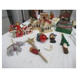 Lot of Vintage Christmas Decor & Santa Collection