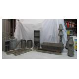 Lot of Vintage Galvanized Metal Items