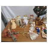 Christmas Lot of 23 pcs Christmas Tree Toppers Xmas Tree and more