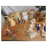 Christmas Lot of 23 pcs Christmas Tree Toppers Xmas Tree and more