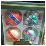 Christmas Lot many boxed Christmas Ornaments, Bulbs, Garland and Tinsel