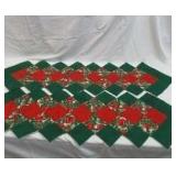 Christmas Lot: Christmas Tree Skirt, Table cloths, Runners, Napkins, Linens and more