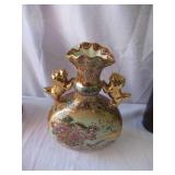 Lot of various Floral Vases and Planters: Lenox, Haeger, Frankoma 234, Tuscany Leaded Crystal