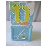 Lot of various Floral Vases and Planters: Lenox, Haeger, Frankoma 234, Tuscany Leaded Crystal