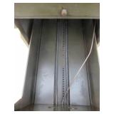 Vintage File Cabinet: Army Green, 4 Drawer