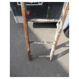 Vintage 7 Step Ladder. Rustic.