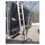 Vintage 7 Step Ladder. Rustic.