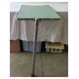 Vintage 1950s Green Formica and Chrome Table/Marine Table. Used in a boat. MCM