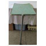 Vintage 1950s Green Formica and Chrome Table/Marine Table. Used in a boat. MCM