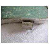 Vintage 1950s Green Formica and Chrome Table/Marine Table. Used in a boat. MCM