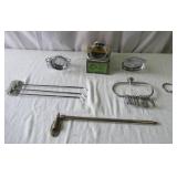 Lot of Vintage Chrome plated Bathroom Fixtures