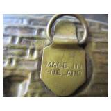 Lot of Vintage Tin ware: Tin Cans, Tin Wall Art, Tin Garbage Cans, Trays, 1 decorative box with lid