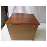 Vintage wood 4 Drawer Jewelry Box with decorative metal Drawer Pulls