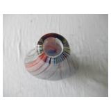 2 - Handblown Colorful Art Glass Vases.  Beautiful.