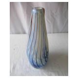 2 - Handblown Colorful Art Glass Vases.  Beautiful.