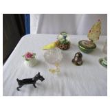 Lot of Miniature Chachkies / Knick Knacks some Spode and Limoges