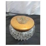 Lot of Vintage fancy Clear Glass Pieces: Trays, Relish Dishes, Bowls, Candle Holders, Luncheon Plates, Ashtray