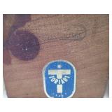 Lot of Vintage Religious Items: wood Altar, 6 hand carved Saint Figurines, Framed Prints, Holy Family statue,2 Crosses and a 1 Crucifix