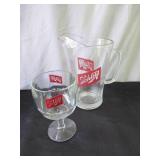 Lot of Vintage Barware Beer Collection: Budweiser, Michelob, Schlitz, Schmidt, Killians, Strohs