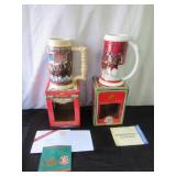 Lot of Vintage Barware Beer Collection: Budweiser, Michelob, Schlitz, Schmidt, Killians, Strohs