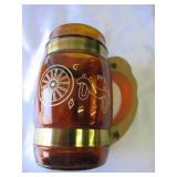 Lot of 9 Vintage 1960s Cowboy Western Themed Barrel Mugs. Siesta ware. Made in USA