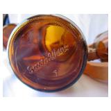 Lot of 9 Vintage 1960s Cowboy Western Themed Barrel Mugs. Siesta ware. Made in USA