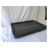 Lot of 5 Large Fiberglass Trays