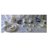 Lot of various Vintage China pieces. Bone China. 1 in Nippon