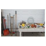 Lot of various Lawn & Garden Tools