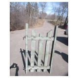 Vintage Unique 1930s Primitive Wooden Garden Gate