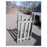 Vintage Unique 1930s Primitive Wooden Garden Gate