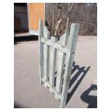 Vintage Unique 1930s Primitive Wooden Garden Gate