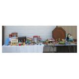 LG Lot of Vintage Toys: Fisher Price, Steel vehicles, Disney Dalmation 101 in Box, Game Board, Ertl, Games, Ginny Carry Case & more